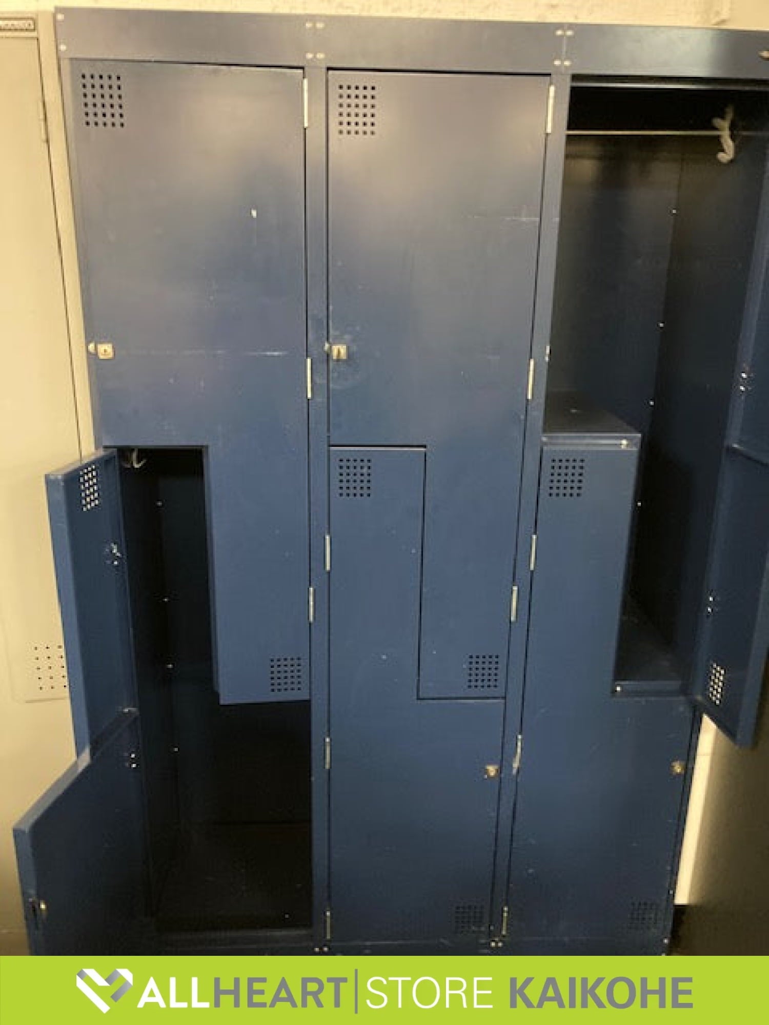 Blue 6 Cabinet Locker - Locker