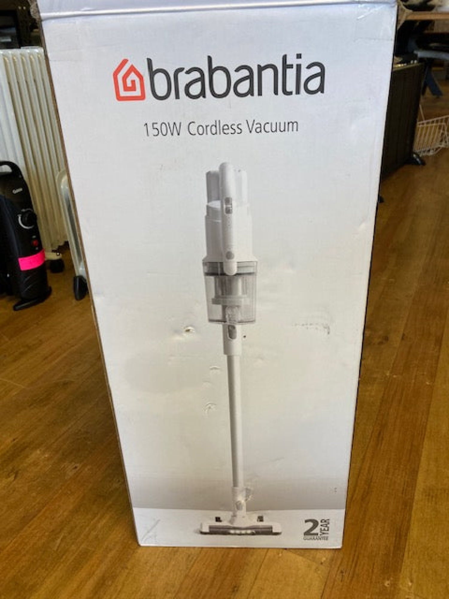 Brabantia Stick Vac Black/ White Refurbished item - Vacuums