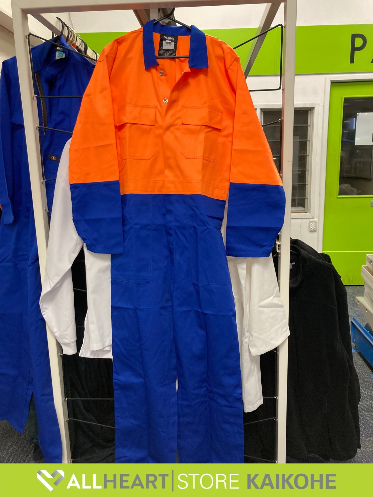 Dean Orange/Blue Overall