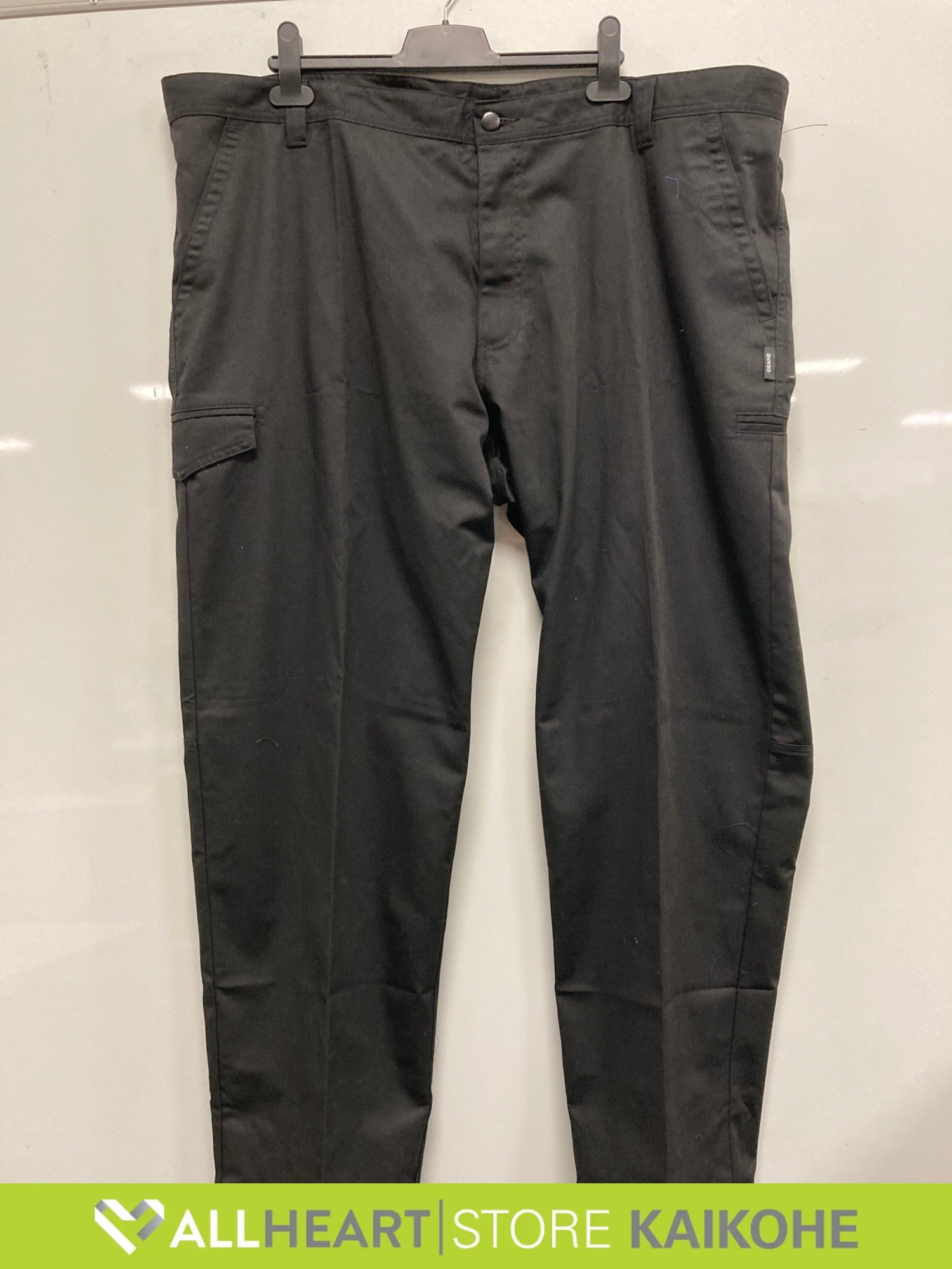 Deane Black Drill Trousers