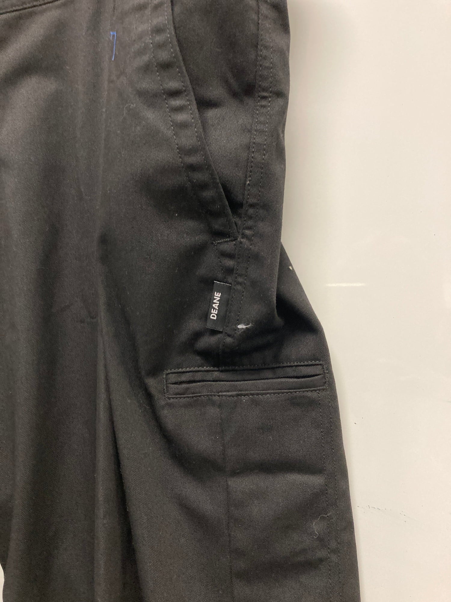 Deane Black Drill Trousers