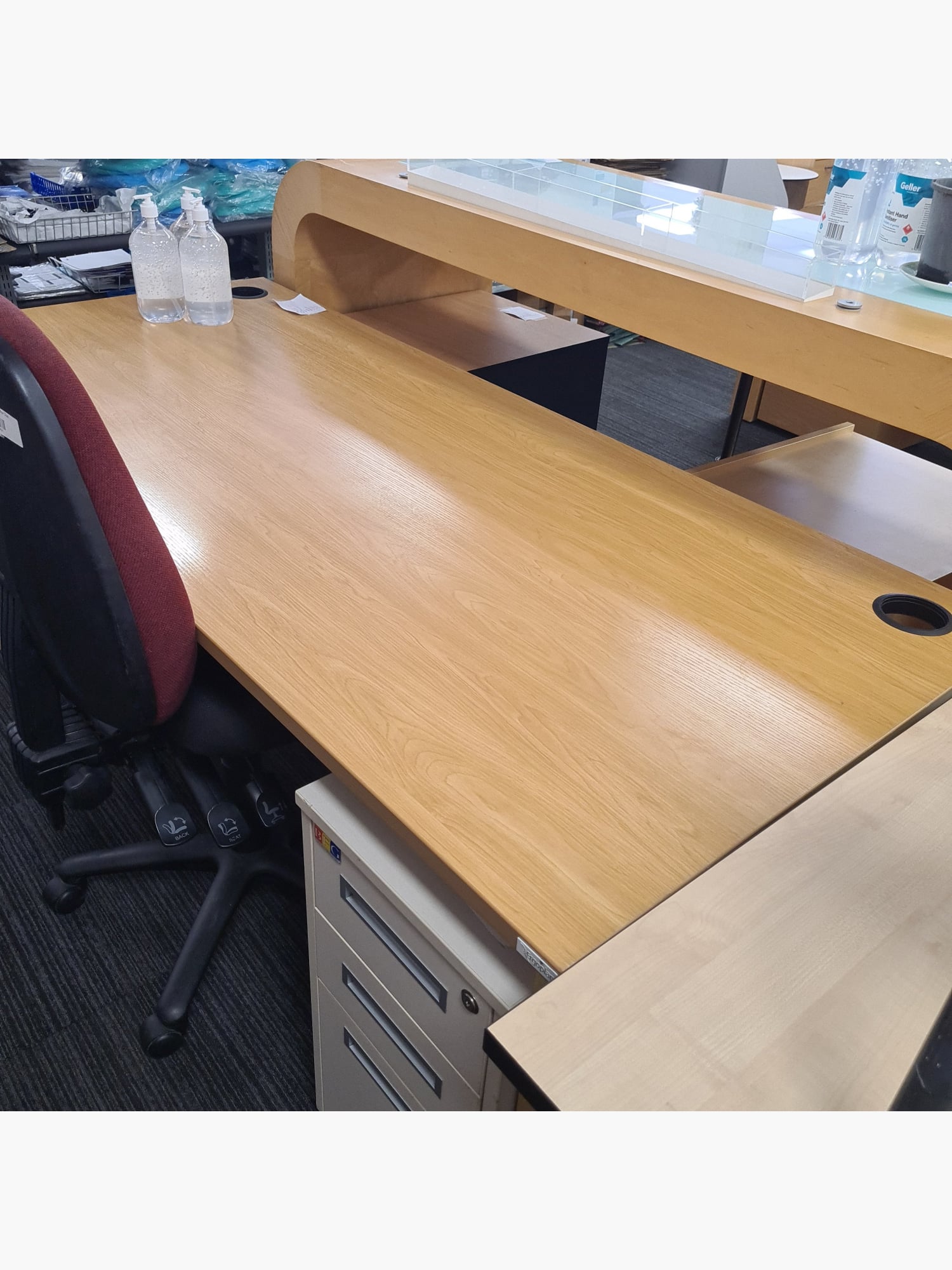 Ergoplan brand Veneer Desk