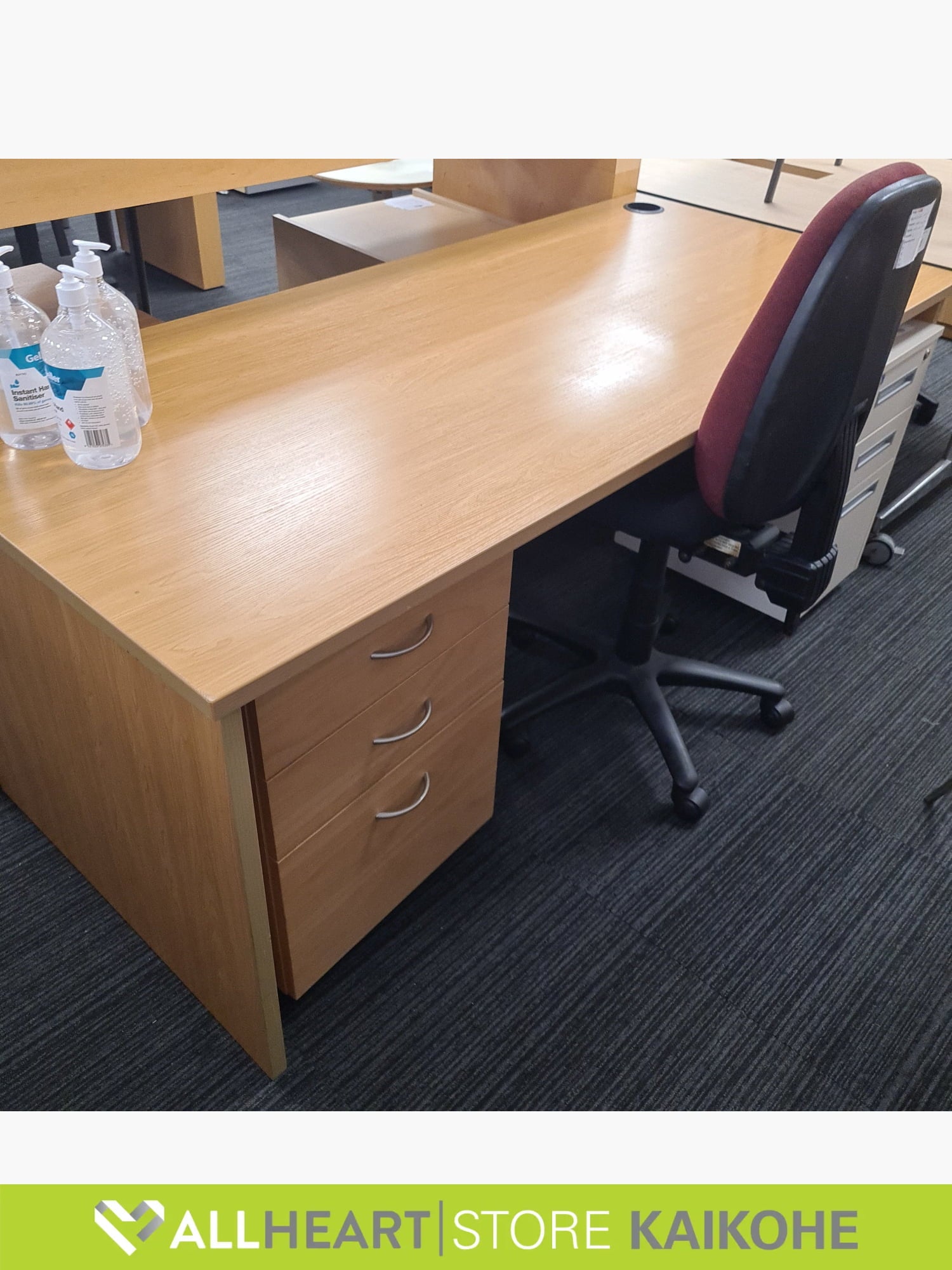 Ergoplan brand Veneer Desk